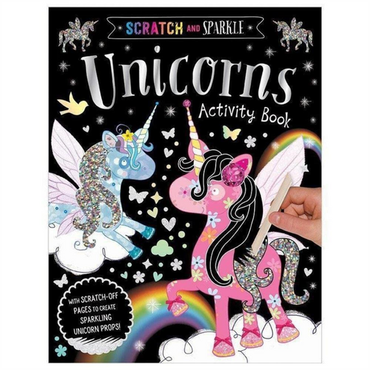 Unicorns Scratch and Sparkle Activity Book - Paperback