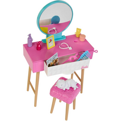 Barbie Doll And Bedroom Furniture Playset 20+ Storytelling Accessories