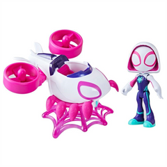 Marvel Spidey and His Amazing Friends Ghost Spider Spider-Man Vehicle Set