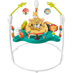 Fisher-Price Leaping Leopard Jumperoo Interactive Baby Bouncer Activity Centre