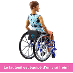 Barbie Fashionistas Ken Doll with Wheelchair & Ramp