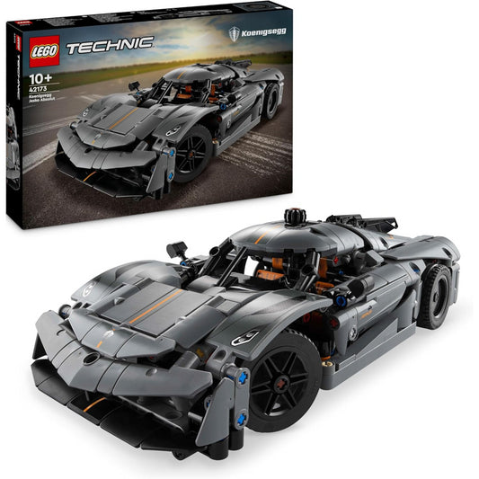 Lego Technic 42173 Koenigsegg Jesko Absolut Grey Hypercar Race Car Playset