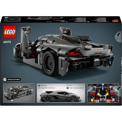 Lego Technic 42173 Koenigsegg Jesko Absolut Grey Hypercar Race Car Playset