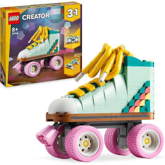 Lego Creator 31148 Retro Roller Skate 3 In 1 to Skateboard and Boombox