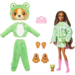 Barbie Cutie Reveal Chelsea Doll Green Puppy Frog Costume