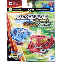 Beyblade Burst Quad Drive - Gilded Nemesis vs Salvage Valtyrek Rashad