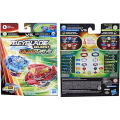 Beyblade Burst Quad Drive - Gilded Nemesis vs Salvage Valtyrek Rashad