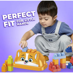 Mega Bloks First Builders Cool Corgi Building Blocks