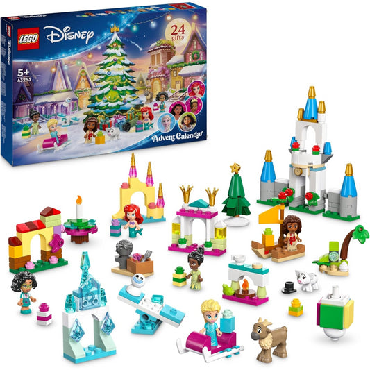 LEGO Disney 43253 Christmas Countdown Advent Calendar - Princesses and Castles