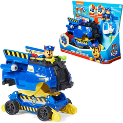 Paw Patrol Chase Rise and Rescue Transforming Toy Car with Action Figures