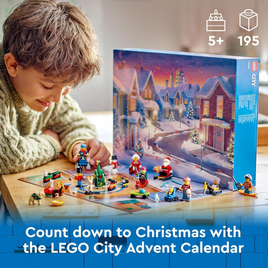 LEGO City 60436 Christmas Countdown Advent Calendar - Santa Claus & Figures