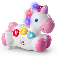 Bright Starts Rock & Glow Unicorn with Lights & Sounds