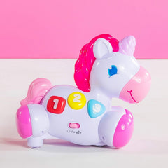 Bright Starts Rock & Glow Unicorn with Lights & Sounds