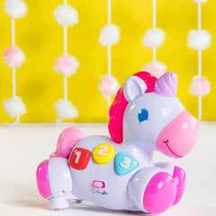 Bright Starts Rock & Glow Unicorn with Lights & Sounds