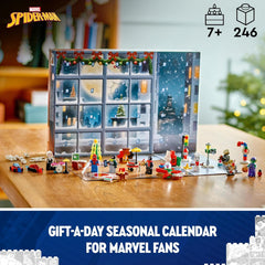 LEGO Marvel 76293 Christmas Countdown Advent Calendar - Spider-Man & Characters