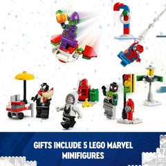 LEGO Marvel 76293 Christmas Countdown Advent Calendar - Spider-Man & Characters