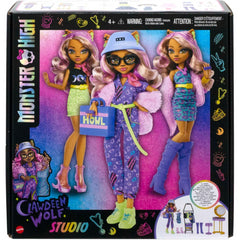 Monster High Doll & Fashion Playset Clawdeen Wolf Boutique Dress-Up Studio