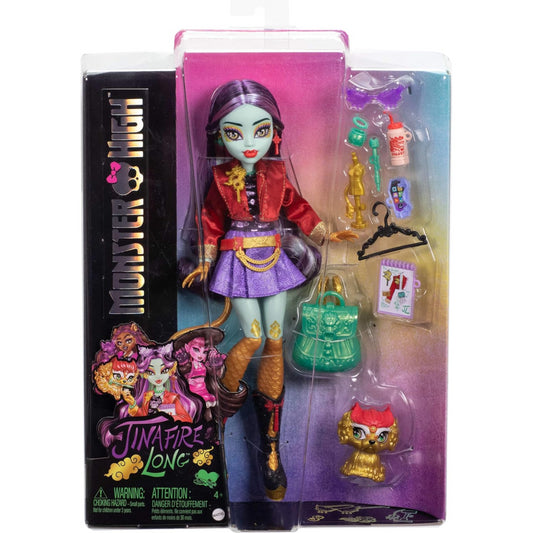 Monster High Jinafire Long Core Doll with Pet Dog Cloudy Yun Yun