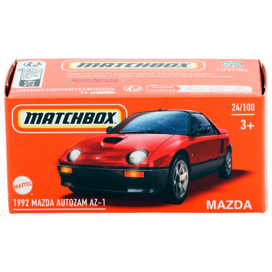 Matchbox 1:64 Diecast Model Car - 1992 Mazda Autozam AZ-1