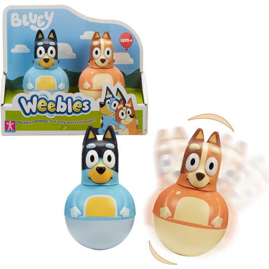 Bluey Weebles Twin Pack Activity Toy - Bandit and Chilli