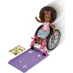 Barbie Brunette Chelsea Doll inc Wheelchair