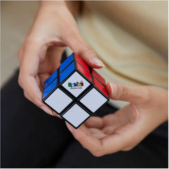 Rubiks Family Pack of 3 Puzzles - Large and Mini Cube and Keychain Cube