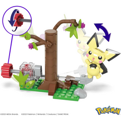 Mega Pokemon Pichus Forest Forage Build with Motion 84 pcs