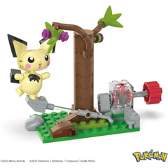 Mega Pokemon Pichus Forest Forage Build with Motion 84 pcs