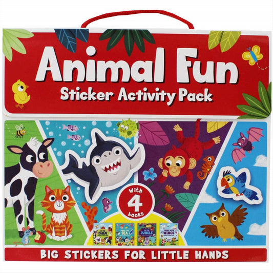 Animal Fun Sticker Activity Pack Sticker Activity Wallet 5 - Paperback