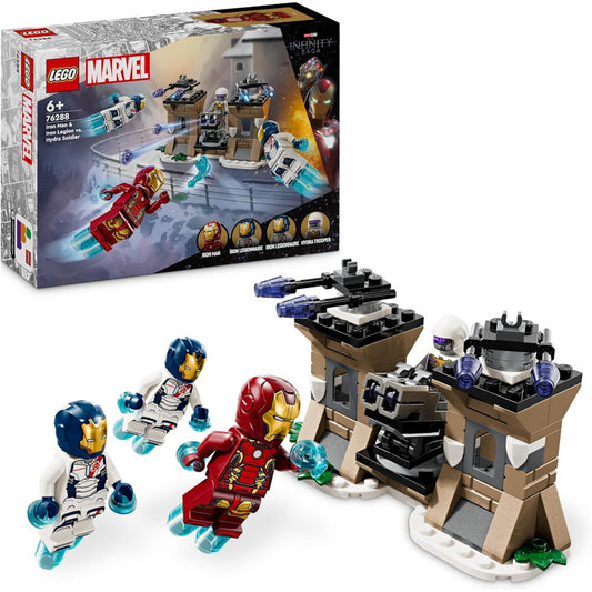 Lego Marvel Avengers 76288 Iron Man & Iron Legion vs Hydra Soldier Playset