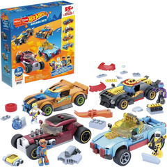 Hot Wheels Mega Car Customizer Building Set with Micro Figure Driver