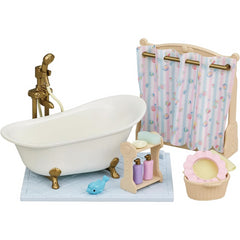 Sylvanian Families - Bath & Shower Furniture Set - Doll Not Included