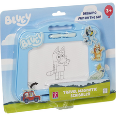 Bluey Travel Magnetic Scribbler Pad with Pen & 3 Stamps