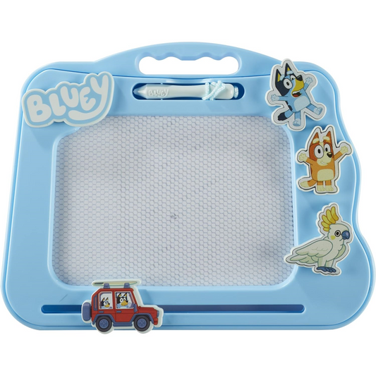 Bluey Travel Magnetic Scribbler Pad with Pen & 3 Stamps