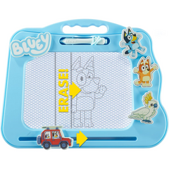 Bluey Travel Magnetic Scribbler Pad with Pen & 3 Stamps