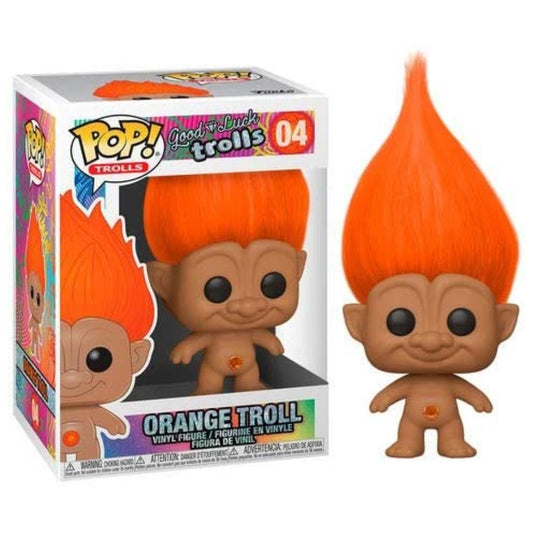 Funko POP 04 Good Luck Trolls Orange Troll