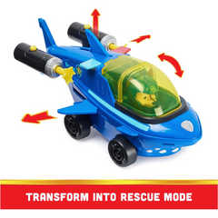 Paw Patrol Aqua Pups Chase's Transforming Shark Vehicle Playset