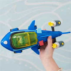 Paw Patrol Aqua Pups Chase's Transforming Shark Vehicle Playset