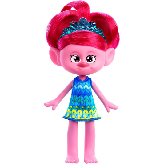 Trolls Band Together Trendsettin Fashion Doll Red Hair - Queen Poppy