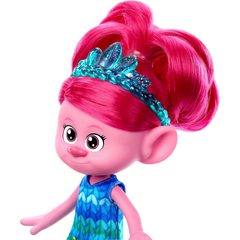 Trolls Band Together Trendsettin Fashion Doll Red Hair - Queen Poppy