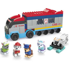 Paw Patrol 2 in 1 Mega Paw Patroller Building Set Including 4 Figures