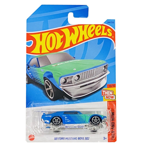 Hot Wheels Die-Cast Vehicle Muscle Mania Ford Mustang Boss 302 1969