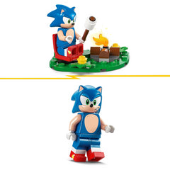 Lego Sonic The Hedgehog 77001 Sonics Campfire Clash Construction Playset