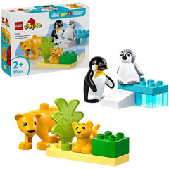 Lego Duplo 10442 Wild Animal Families Penguins & Lions Construction Playset