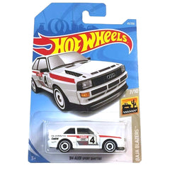 Hot Wheels Die-Cast Vehicle Audi Quattro Sport White 1984