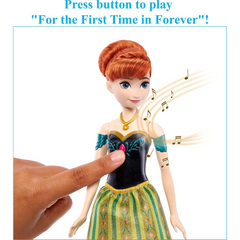 Disney Frozen Singing Anna Doll Sings For the First Time in Forever Song