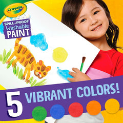 Crayola Spill Proof Washable Paint Set