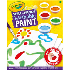 Crayola Spill Proof Washable Paint Set