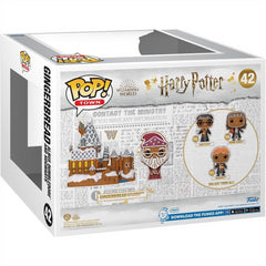 Funko Pop 42 Harry Potter Wizarding World - Gingerbread Dumbledore And Hogwarts