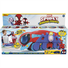 Marvel Spidey and his Amazing Friends Spider Crawl-R 2-in-1 Deluxe Headquarters Playset